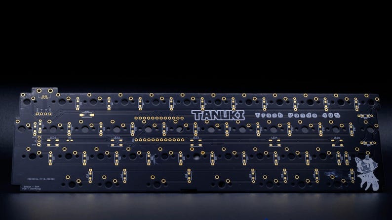 Tanuki 40 Percent DIY Mechanical Staggered Unibody Keyboard PCB afbeelding 18