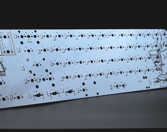 Absinthe 50 Percent DIY Mechanical Ergonomic Unibody Keyboard PCB