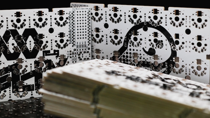 Juego de placas PCB para teclado mecánico ergonómico dividido Helix DIY imagen 10