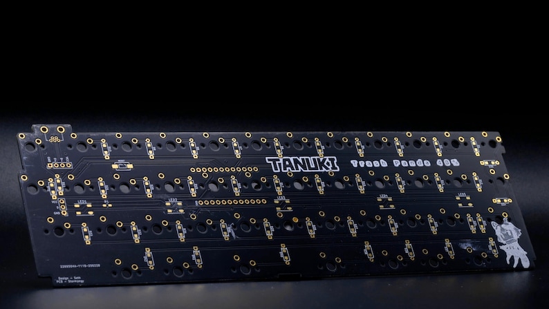 Tanuki 40 Percent DIY Mechanical Staggered Unibody Keyboard PCB afbeelding 19