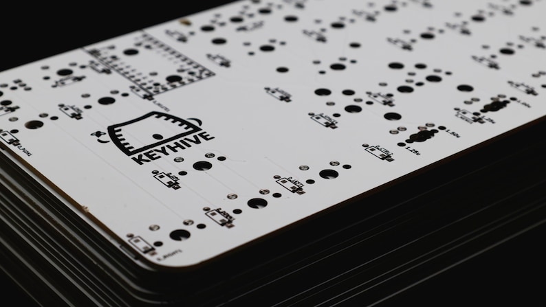Absinthe 50 Percent DIY Teclado mecánico ergonómico unibody PCB imagen 3