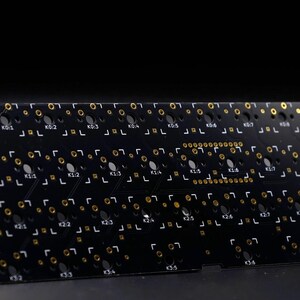 Tanuki 40 Percent DIY Mechanical Staggered Unibody Keyboard PCB afbeelding 14