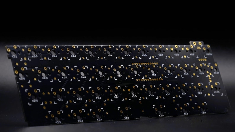 Tanuki 40 Percent DIY Mechanical Staggered Unibody Keyboard PCB afbeelding 14