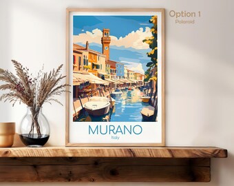 Murano Poster, Murano Wall Art, Italy, Murano Travel Poster