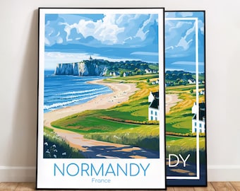 Affiche Vintage Le Normandie Paquebot - Reproduction Haute Qualité 40x60 Cm - Décoration Murale Marine Rétro - Sans Cadre