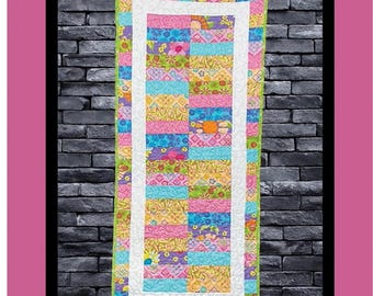 Table Runner “Bubblegum” by Villa Rosa Digital Download Pattern 20x50”