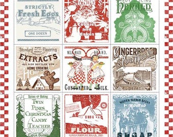Pannelli in tessuto, elementi impilabili e set della collezione Gingerbread – J. Wecker Frisch per Riley Blake Designs