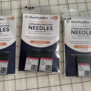 Handi Quilter Long Arm-maskintillbehör: Nålar, fötter, laser