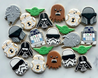 Star Wars Decorated Cookies: Party Favors, Birthday Treats