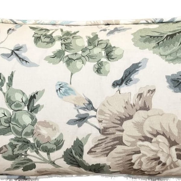 Scalamandre Floral Lumbar Pillows
