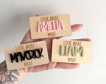 Look What I Made Fridge Magnet For Kids School Work, Kids Art, Kids Artwork, Personalized Fridge Magnet