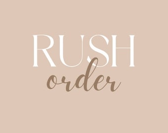 Expedited Order Processing: 1-2 Business Days