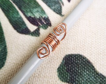 DIY dread bead dread jewelry dread spiral dreadbead hair jewelry hair bead copper hippie boho goa