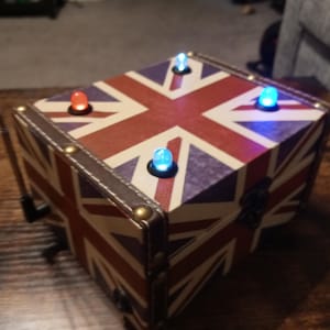 The British Flag Jewelry Box EMF Detector for Ghost Hunting