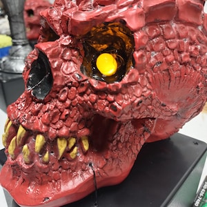 Red Skull Motion Sensor for Ghost Hunting #1313