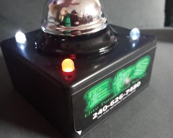 Ghost Hunting Spirit Bell EMF Detector for Paranormal Investigations- Red and White Leds. SALE
