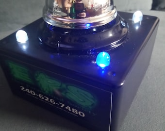 SALE- Ghost Hunting Spirit Bell EMF Detector for Paranormal Investigations- Blue and White Leds.