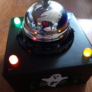 Ghost Hunting Spirit Bell EMF Detector for Paranormal Investigations- Multi Colored LEDs