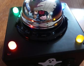 SALE -Ghost Hunting Spirit Bell EMF Detector for Paranormal Investigations- Multi Colored LEDs.