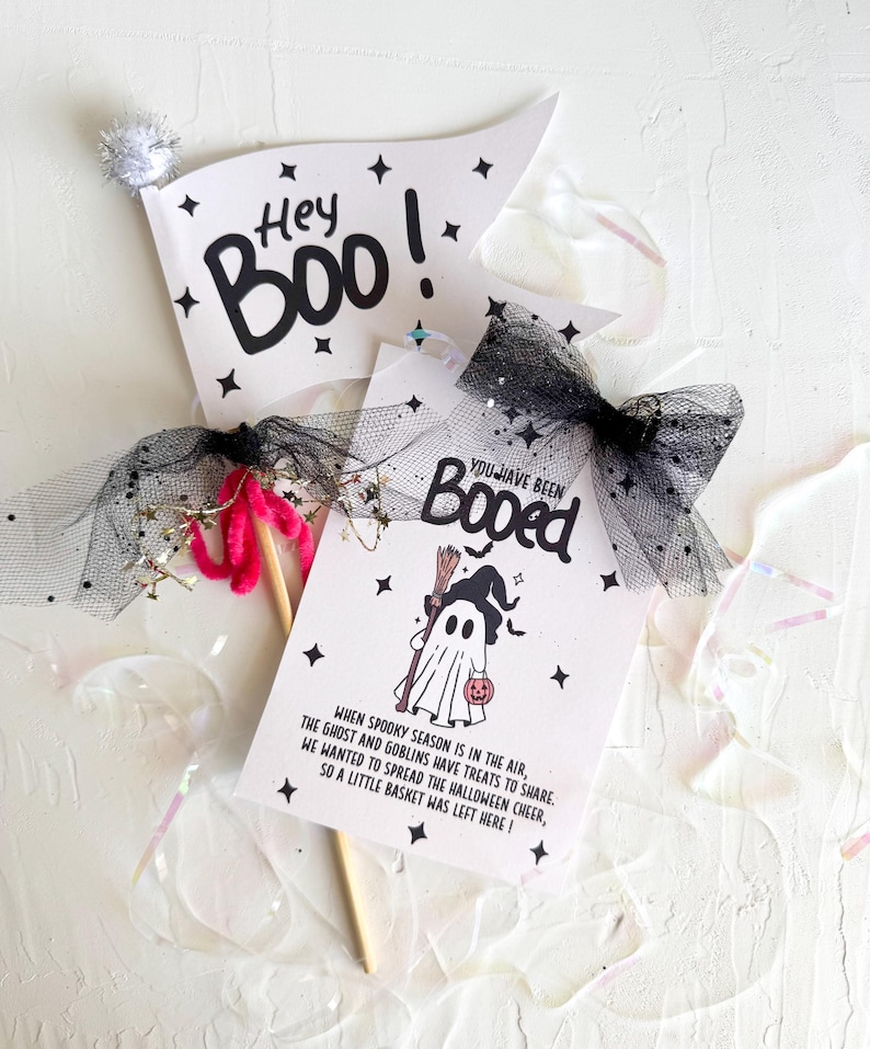 You've Been Booed | Boo Basket Printable | Halloween Neighbor Gift ...