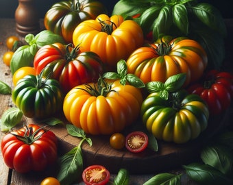 Mix Heirloom-tomaten, biologische zaden, 100 zaden - ART57