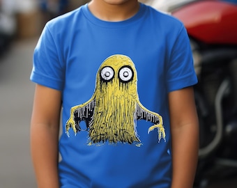 Kids Monster Shirt, Spooky TShirt, Toddler Clothes Boys Halloween T Shirt