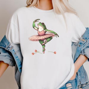 Funny Frog Shirt Vintage Graphic Summer Shirt Weirdcore Aesthetic Tee Cute Toad T Shirt Comfort Colors Soft Crew Neck Funny Animal Shirt