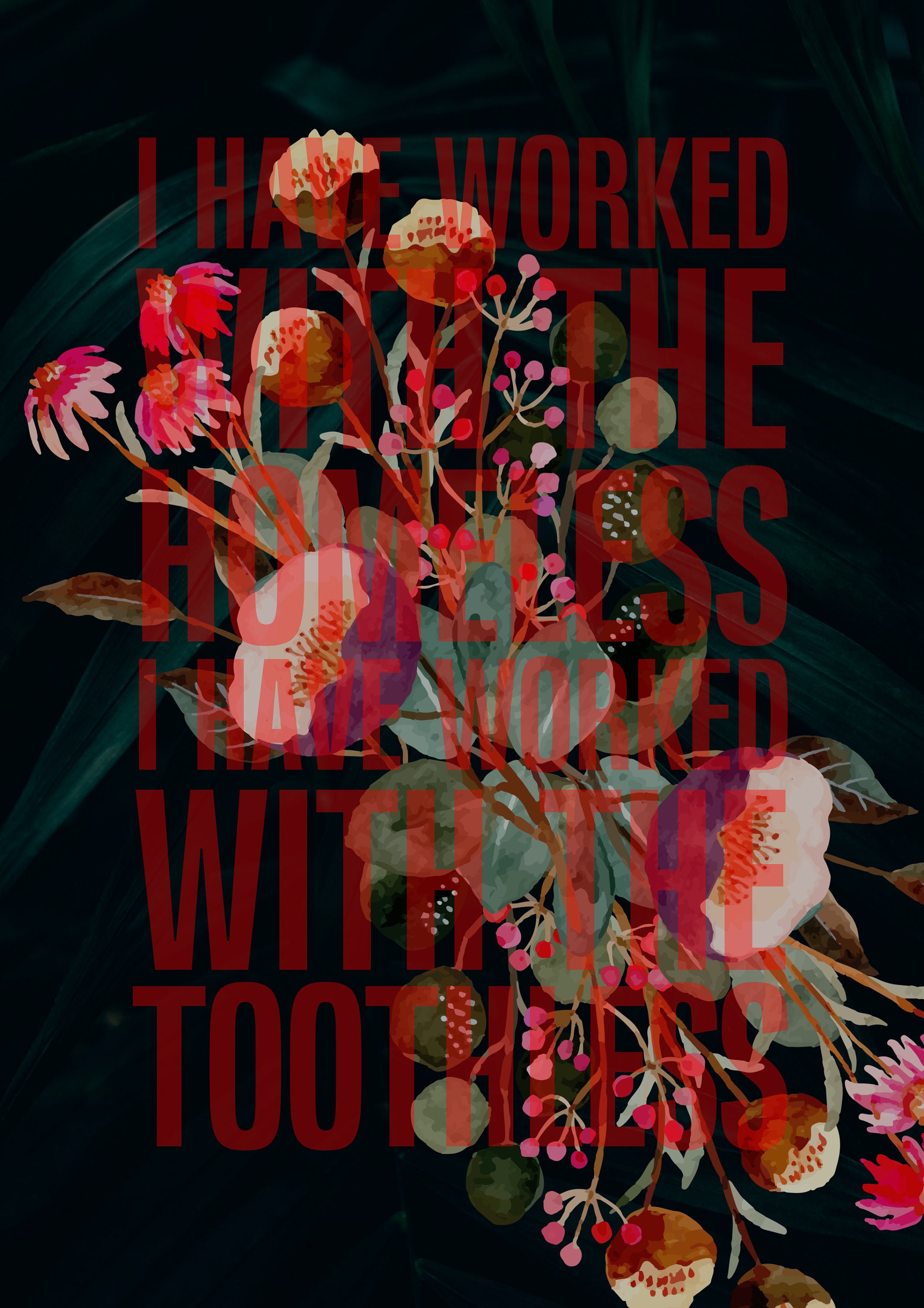 Toothless Homless Homeless Not Toothless | Kathy Hilton Wall Art Funny Quote RHOBH ...