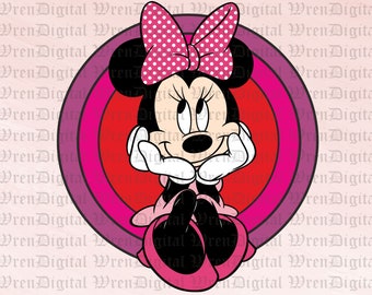 Minniee Mouse PNG, PNG mágico y fabuloso, Personalizar regalo Png, Archivo de corte de vinilo, Png, Pdf, Jpg, Png, Archivos de diseño imprimibles Ai