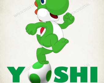 Yoshi PNG, instant download, png dxf, cricut, cameo, silhouette, vinyl design, heat press filE