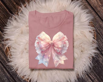 Coquette Pink Bow png, Bow png, Pink Bow Sublimation, Ribbon Bow Watercolor png, Coquette png, Digital Download