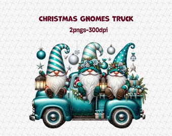Weihnachtswichtel PNG: Aquarell Sublimationsdesign (Digitaler Download)