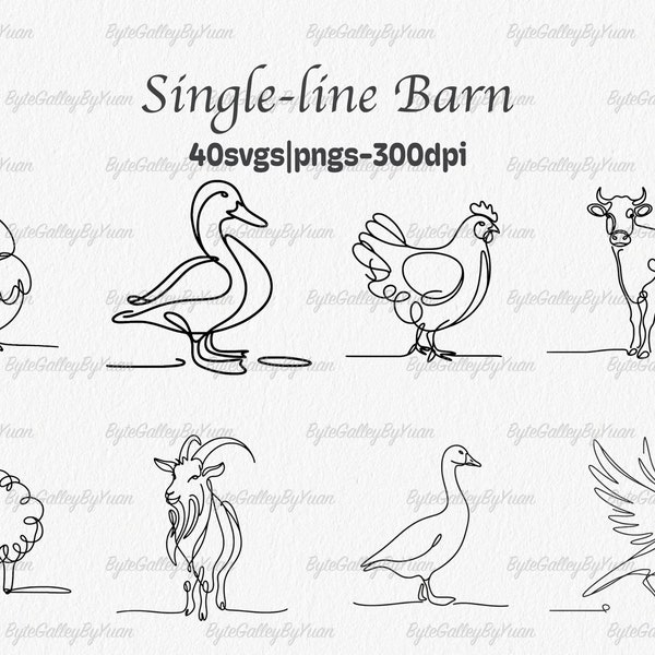 Farm Animals Svg - Etsy