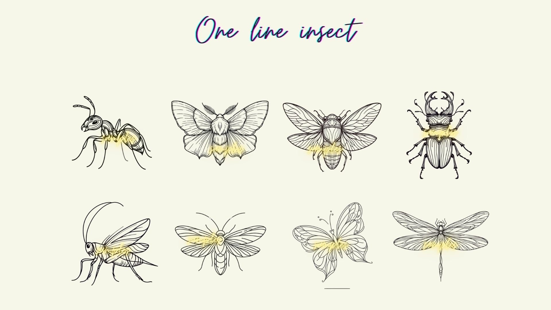 Insect Line Plot Image Insects Line Art Vector: Outline SVG, PNG (digital Download) - Etsy Canada