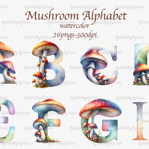 Alfabeto de setas de acuarela Png, sublimación de setas, png de setas, letras decorativas, imágenes prediseñadas del alfabeto, paquete de imágenes prediseñadas, alfabeto de primavera