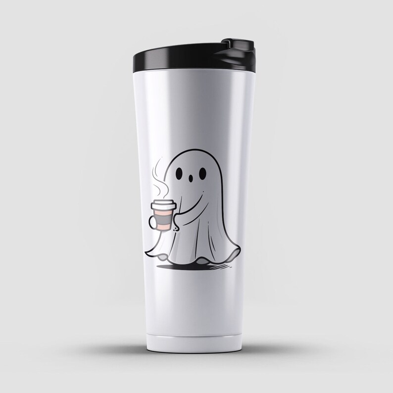 20 Ghosts Drinks SVG Bundle, Ghost Drinking Coffee Png, SVG Bundle