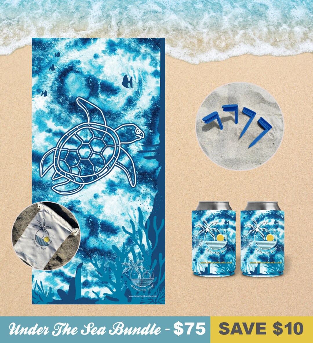 Under the Sea Bundle | Under the Sea Beached Bum Bundle | Beach Towel ...