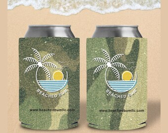 Beached Bum Can Cooler | Insulated Drink Sleeve, Outdoor Party