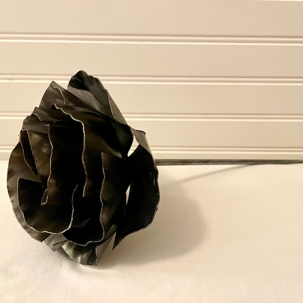 Hand Made Metal Rose Decoration