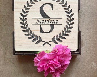 Custom Made Wood Coaster