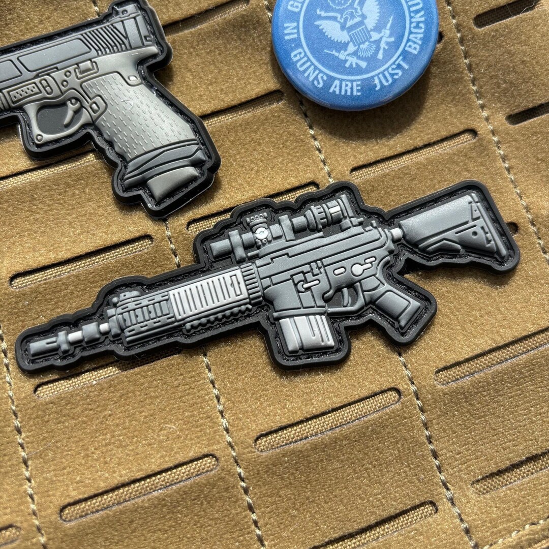 Rifle PVC Rubber Patch | Tactical Patch - Etsy