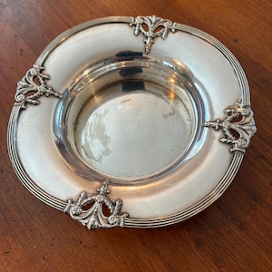 Antique British Silver-plated  Bottle Holder/Coaster