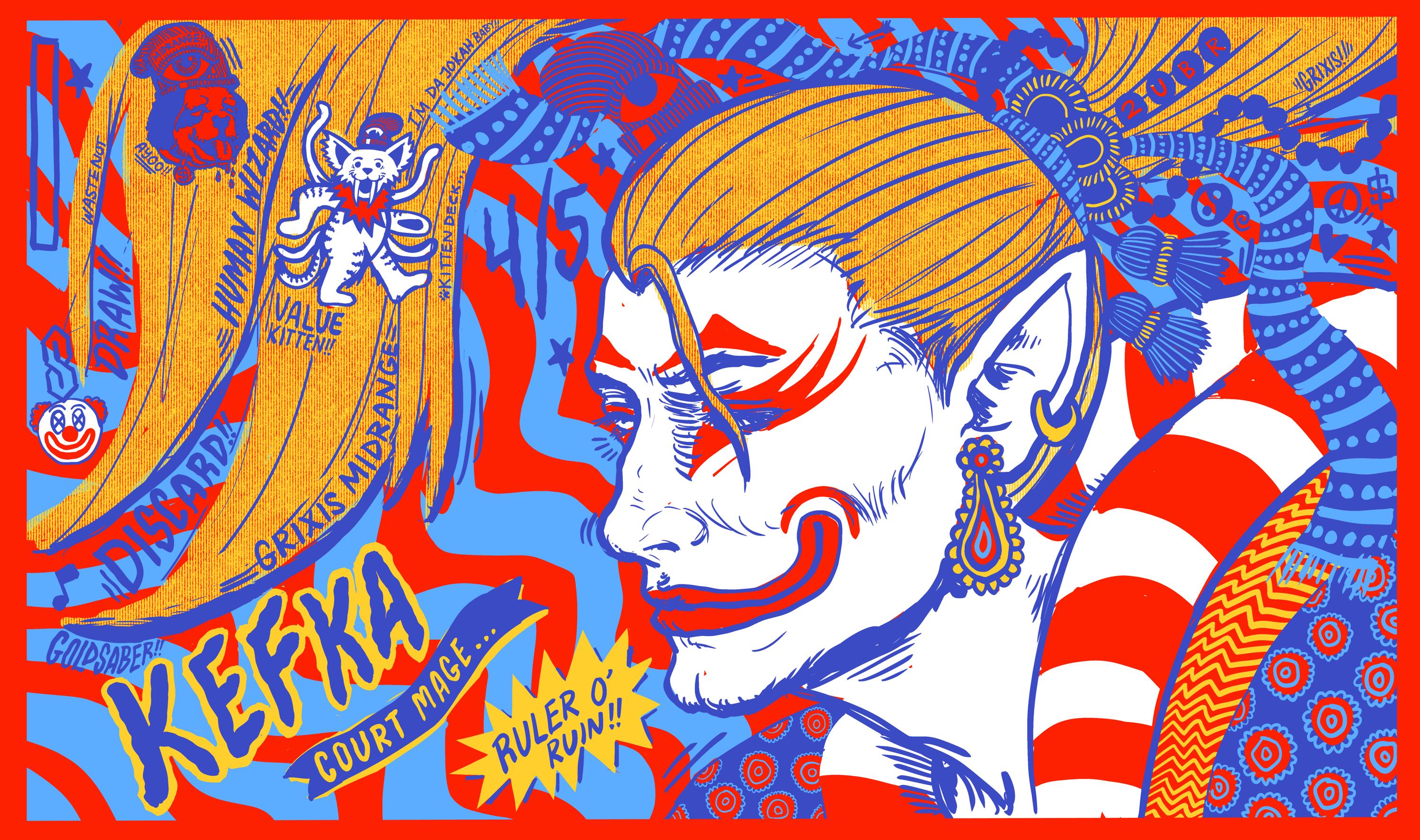 ファジー ケフカ FF グリクシス クラウンコア ハチェットマン ゴールド