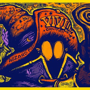 Tapis de jeu Spellslangin' Goldsaber en microfibre FUZZY VIVI 2
