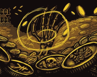 Doot Loot LOOT LORD SECRET Foiled Out Goldsaber Playmat