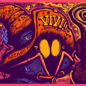 TEXTURED FOIL VIVI 2 Spellslangin' Goldsaber Playmat - Etsy