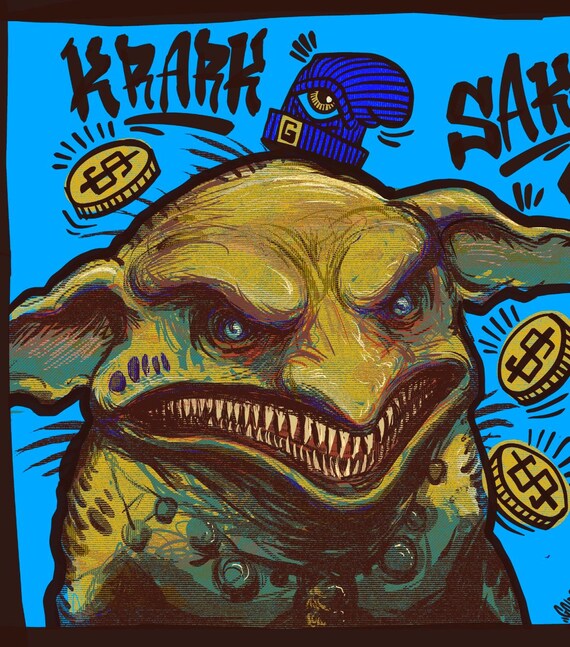 KRARK SAKA Goldsaber Playmat Ice - Etsy