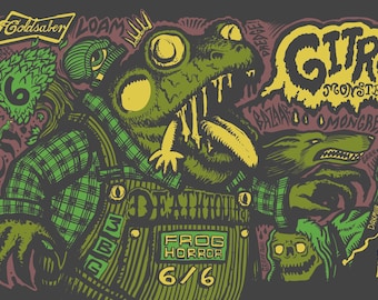 GITROG FUZZY Frog Boyz Goldsaber Playmat!