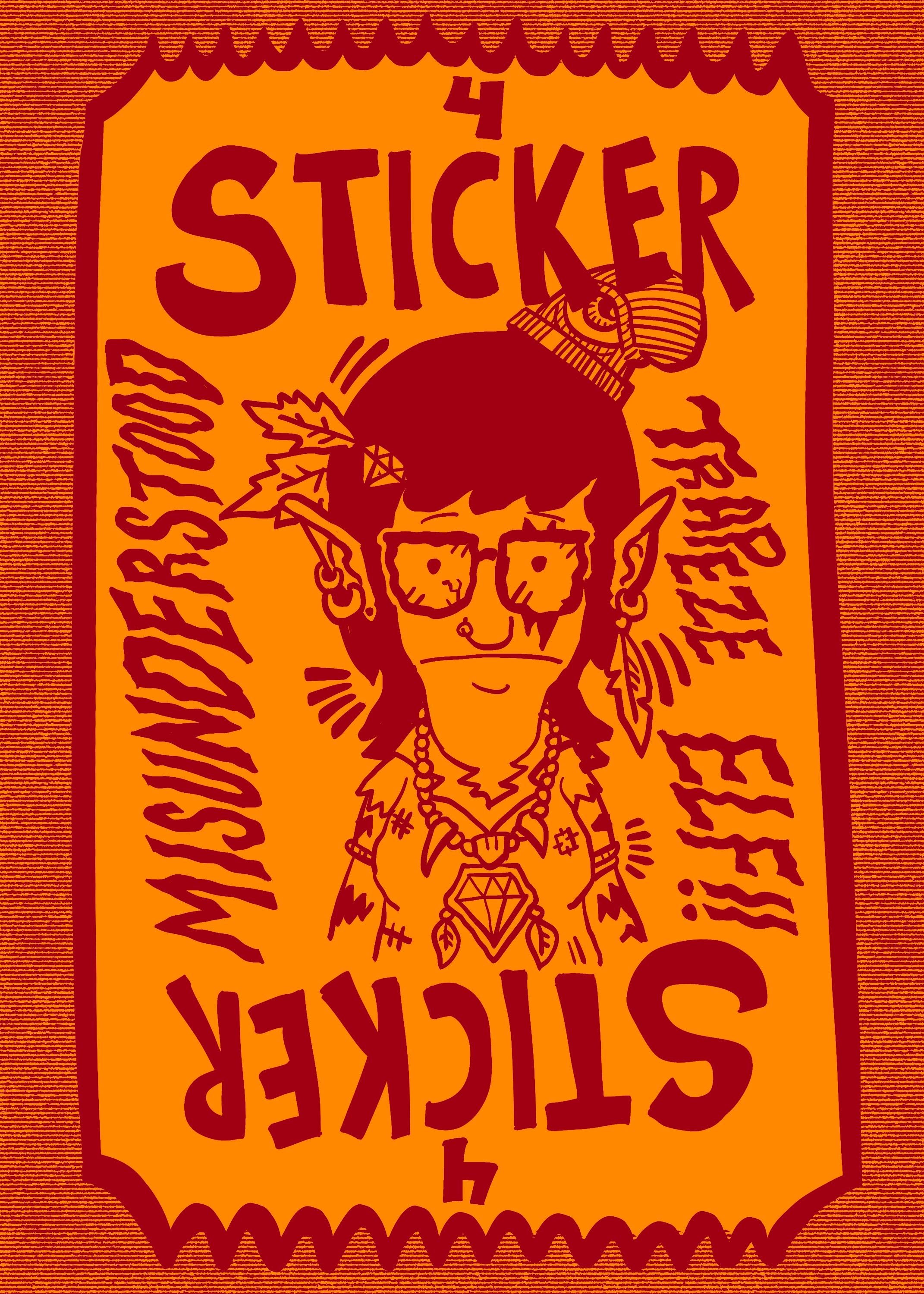 NAMESTICKER GOBLIN Sticker Sheets: Goldsabertooth Token 10-pack