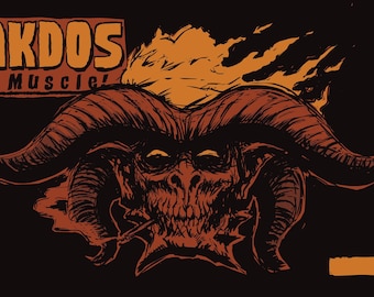RAKDOS THE MUSCLE Foiled Outlaw Redback Goldsaber Playmat - Etsy